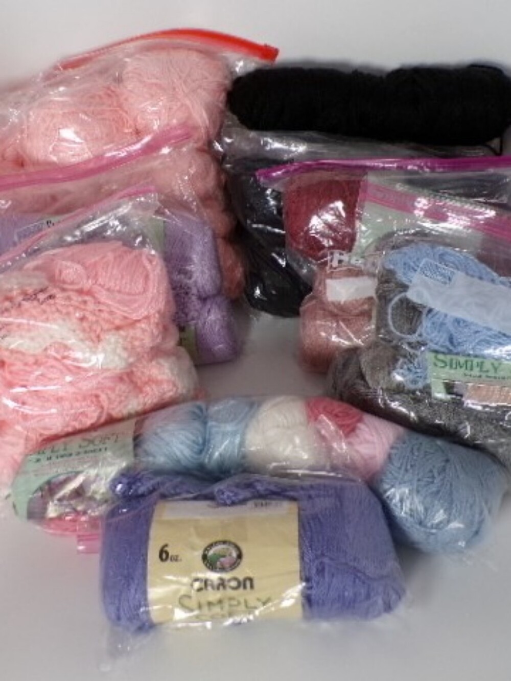 Caron Simply Soft Yarn Skeins Bundle Lot